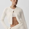 Yün Kaşmir High-Waist New Class Geniş Paça Pantolon - Fildişi
