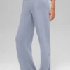 Yün Kaşmir High-Waist New Class Geniş Paça Pantolon - Winter Frost
