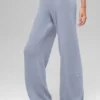 Yün Kaşmir High-Waist New Class Geniş Paça Pantolon - Winter Frost