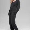 Yün Kaşmir High-Waist New Class Jogger - Siyah