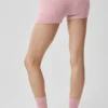 Yün Kaşmir Nervürlü Noble Şort - Vintage Pembe