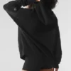 Yün Kaşmir New Class Kapüşonlu Sweatshirt - Siyah