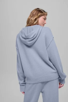 Yün Kaşmir New Class Kapüşonlu Sweatshirt – Winter Frost