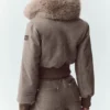 Yün Karışımlı Bunny Slope Ceket - Alpine Cocoa Heather