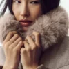 Yün Karışımlı Bunny Slope Ceket - Alpine Cocoa Heather