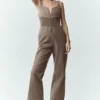 Yün Karışımlı Bunny Slope Yelek - Alpine Cocoa Heather
